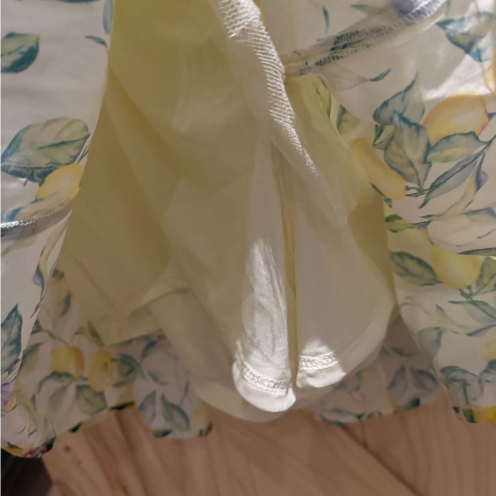 NWT Fashion Nova lemon dress with built-in shorts for modesty - Picture 8 of 8